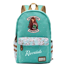 Valley Town Printed Youth School Bag Fashion Casual Backpack
