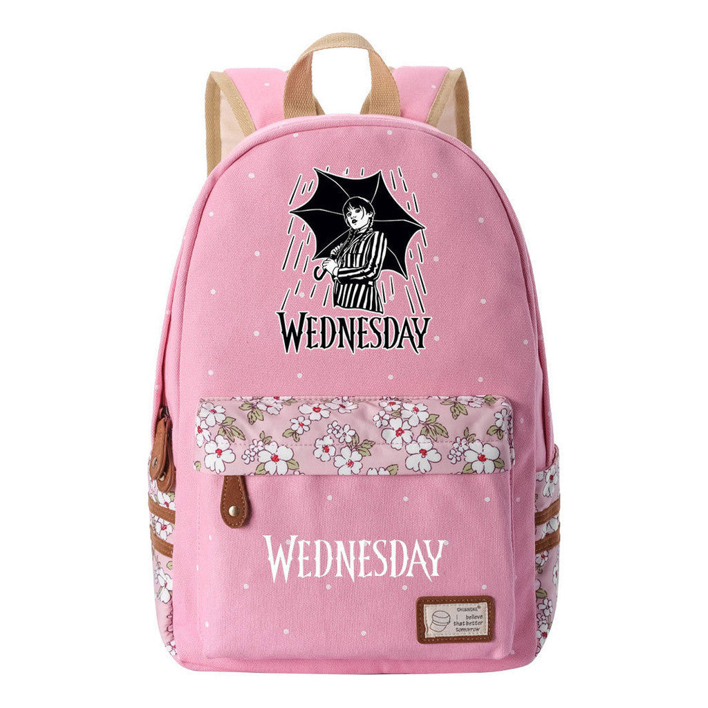 Printed Student Backpack, Fashionable And Casual Backpack