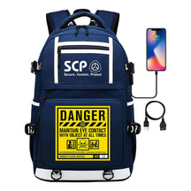 Printed Usb Youth School Bag Leisure Travel Backpack