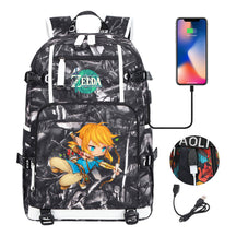 Printed Teenage Student Backpack For Men And Women With Backpacks