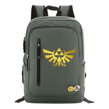 Golden Printed Youth Student Backpack For Men And Women's Leisure Travel Backpack