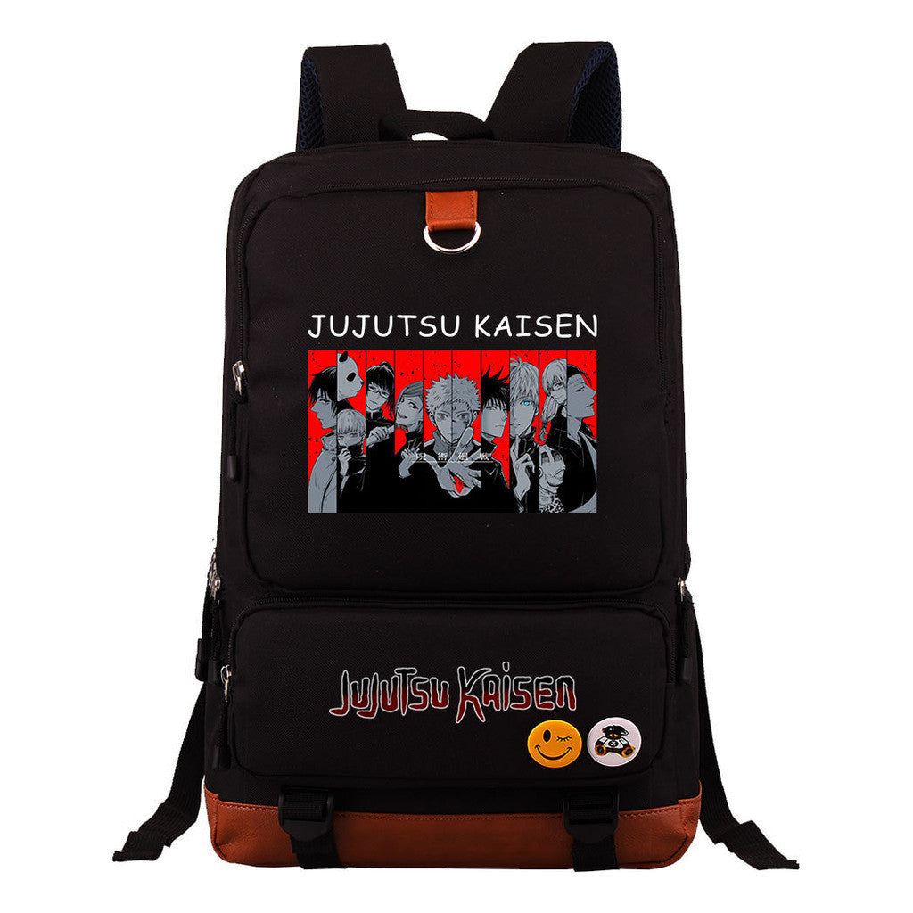 Cartoon And Manga Teenage Student Backpack, Men's And Women's Backpack, Travel Bag
