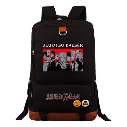 Cartoon And Manga Teenage Student Backpack, Men's And Women's Backpack, Travel Bag
