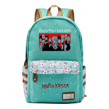 Cartoon Teenage Girl Student Backpack Casual Canvas Backpack