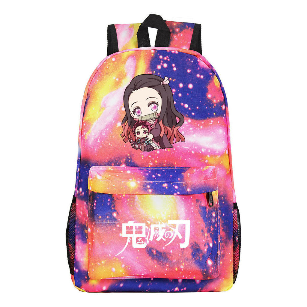 Fashion Printed Youth Student Backpack For Men And Women's Leisure Backpack