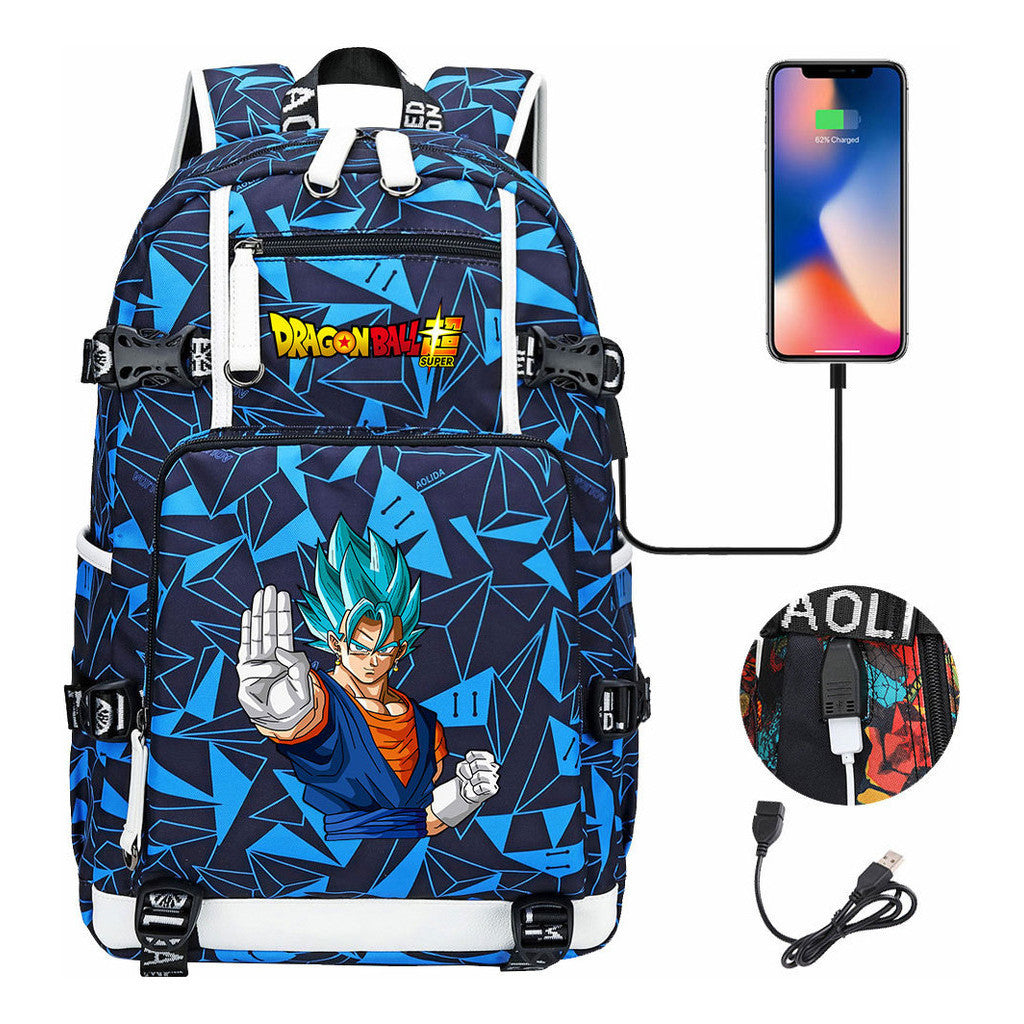 Usb Large Capacity Youth Student Backpack For Men And Women's Leisure Travel Backpack