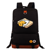 Cartoon Anime Lazy Egg Youth Student Backpack With Large Capacity Travel Bag For Boys And Girls Backpack