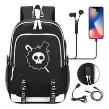 Pirate King Youth School Bag Usb Men's And Women's Leisure Backpack