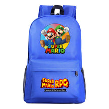 Super Mario Starry Sky Student Backpack For Men And Women's Leisure Travel Backpack