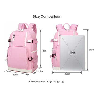 Anime Youth Student School Bag Men's And Women's Backpack Leisure Travel Backpack
