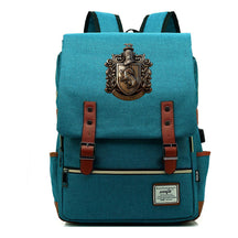 Academy Of Magic Teen Student School Bag Usb Casual Belt Buckle Backpack