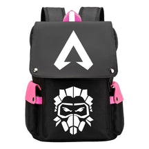 Apex Hero Print Usb Charging Cap Head Style Student School Bag Casual Backpack