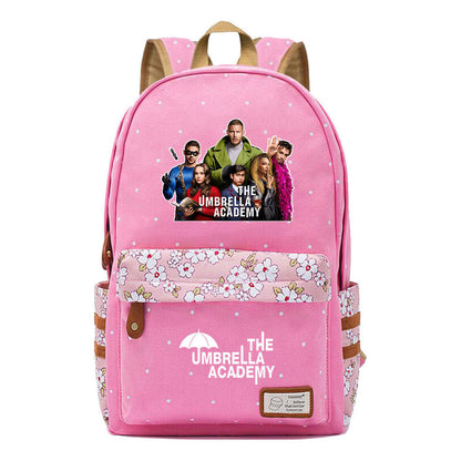 Printed Teenage Girls Backpack, Fashionable And Casual Backpack