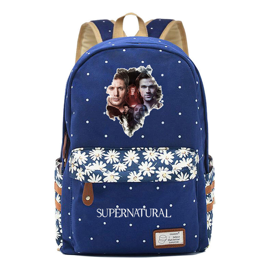 Evil Power Printed Student School Bag Fashion Casual Backpack