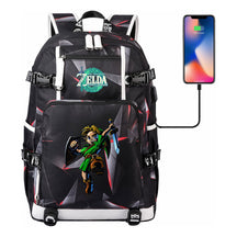Game Zelda Legend Printed Youth Student Backpack For Men And Women With Large Capacity Leisure Travel Backpack