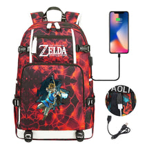 Legend Of Zelda Printed Youth Student Backpack For Men And Women With Large Capacity Leisure Travel Backpack