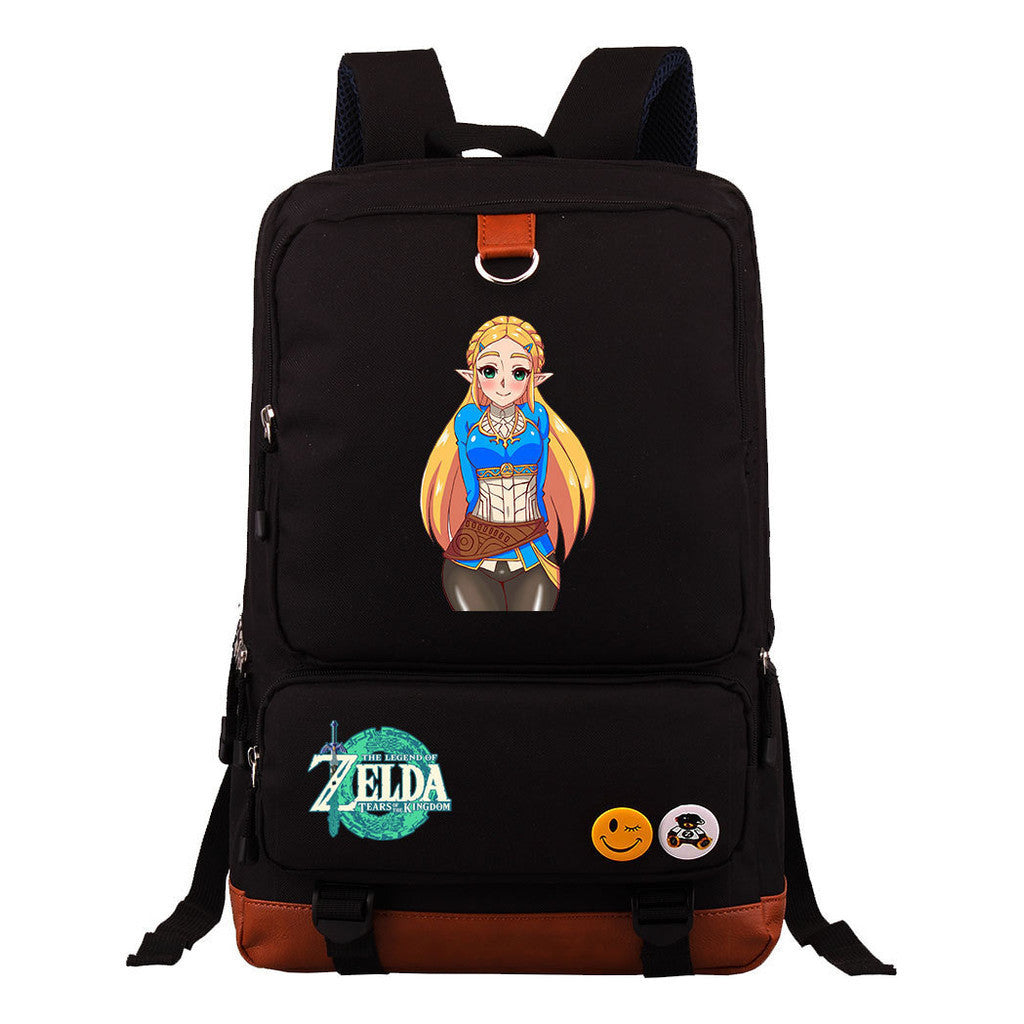 Printed Teenage Student Backpack, Travel Bag, Men's And Women's Backpack