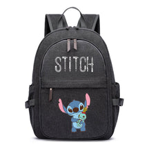 Anime Star Baby Stitch Printed Youth Student Backpack For Men And Women With Casual Woven Straps Backpack