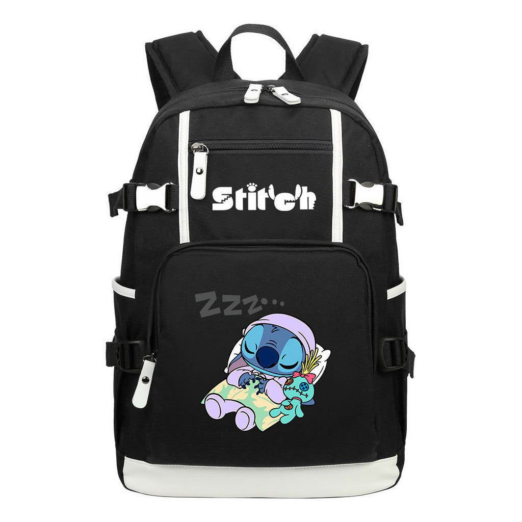 Printed Teenage Student Backpack, Leisure Travel Backpack