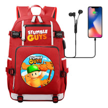 Usb Printed Student Backpack For Men And Women's Leisure Travel Backpack