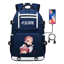 Printed Usb Youth Student School Bag Men's And Women's Backpack Leisure Travel Bag