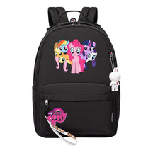 Cartoon Pony Unicorn Printed Youth Student School Bag Men's And Women's Leisure Bag Women's Backpack