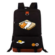 Cartoon Anime Lazy Egg Youth Student Backpack With Large Capacity Travel Bag For Boys And Girls Backpack