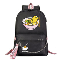 Lazy Egg Usb Youth Student Backpack For Boys And Girls Leisure Travel Backpack