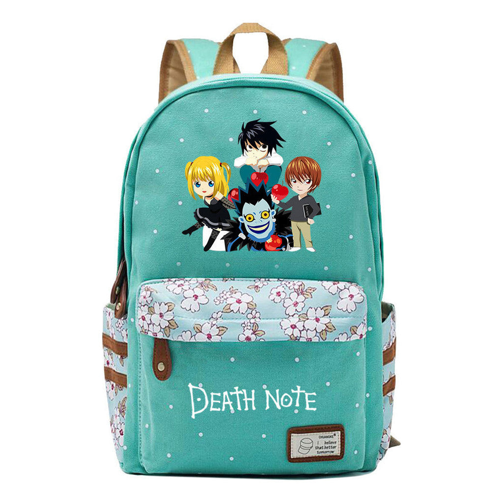 Death Note Night God Moon Youth Girl Student School Bag Leisure Backpack
