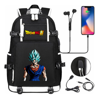 Sun Wukong Usb Large Capacity Youth Student Backpack For Leisure Travel Backpack