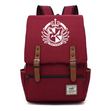 Printed Teenage Student Backpack For Men And Women With Casual Belt Buckle Classic Backpack