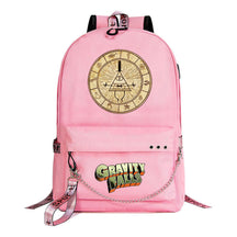 Cartoon Strange Town Youth Student School Bag Men's And Women's Leisure Travel Backpack