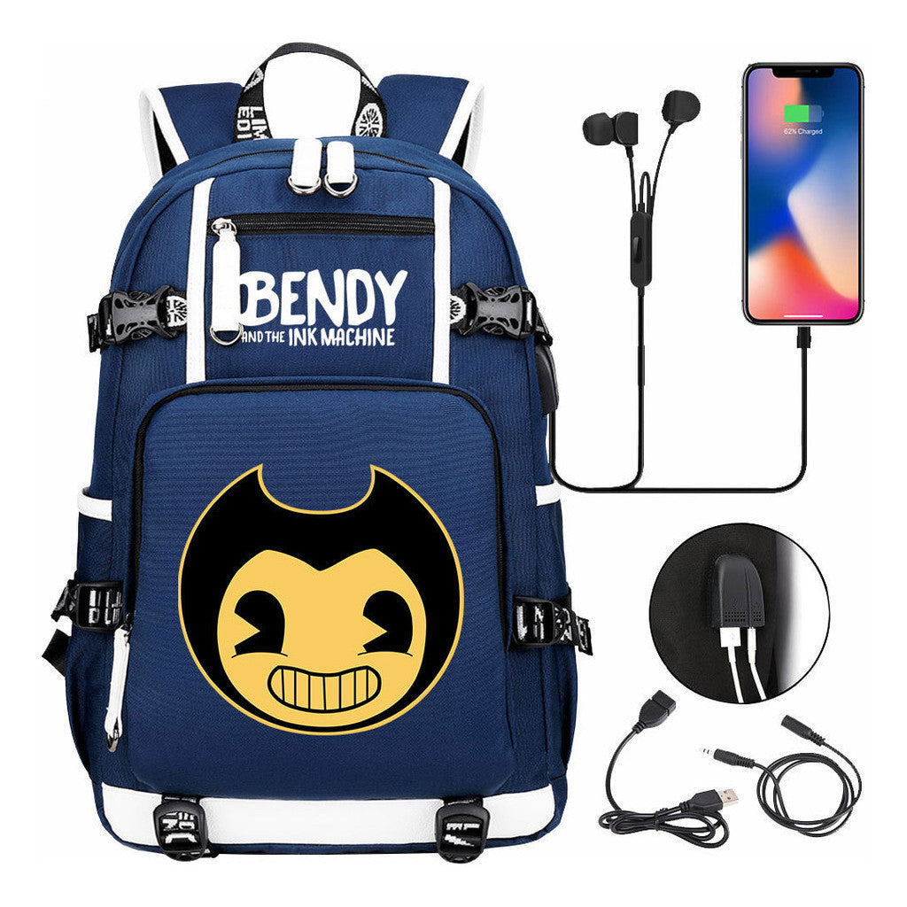 Usb Youth Student Backpack Travel Backpack
