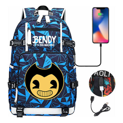 Usb Youth Student Backpack Travel Backpack
