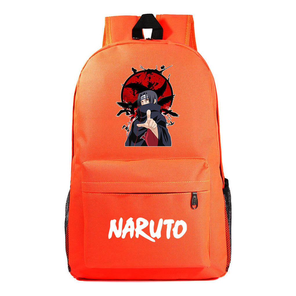 Cartoon Day Manga Naruto Starry Sky Print Simple Teen Student School Bag Men's And Women's Leisure Travel Backpack