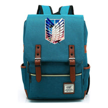 The Giant Of Manga Attack Printed Teenage Student Backpack For Men And Women With Casual Belt Buckle Classic Backpack  38*27*12.5cm
