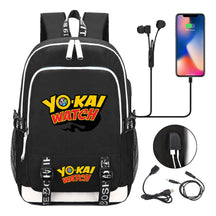 Anime Monster Watch Student School Bag Usb Men's And Women's Leisure Backpack