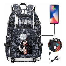 Printed Usb Youth Student Backpack Leisure Large Capacity Travel Backpack