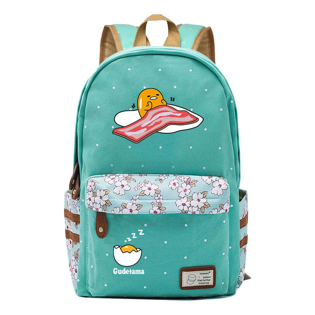 Riman Egg Yolk Student School Bag Leisure Backpack