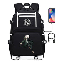 Cartoon Cartoon Printed Usb Youth Student Backpack Men's And Women's Backpack Leisure Travel Backpack