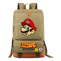 Super Mario Print Youth Student Backpack, Travel Bag, Men's And Women's Backpack