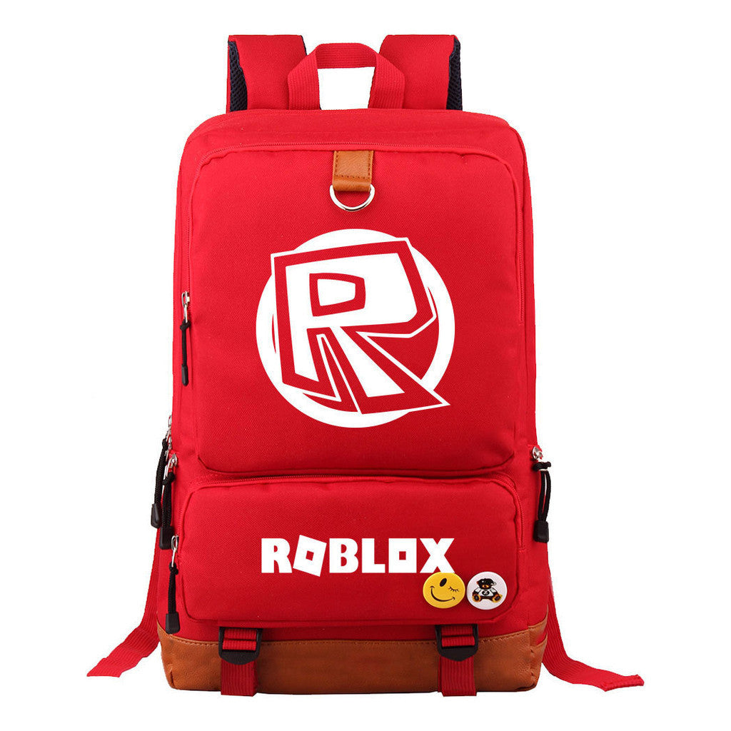 Game Roblox Printed Teenage Student Backpack, Travel Bag, Men's And Women's Backpack