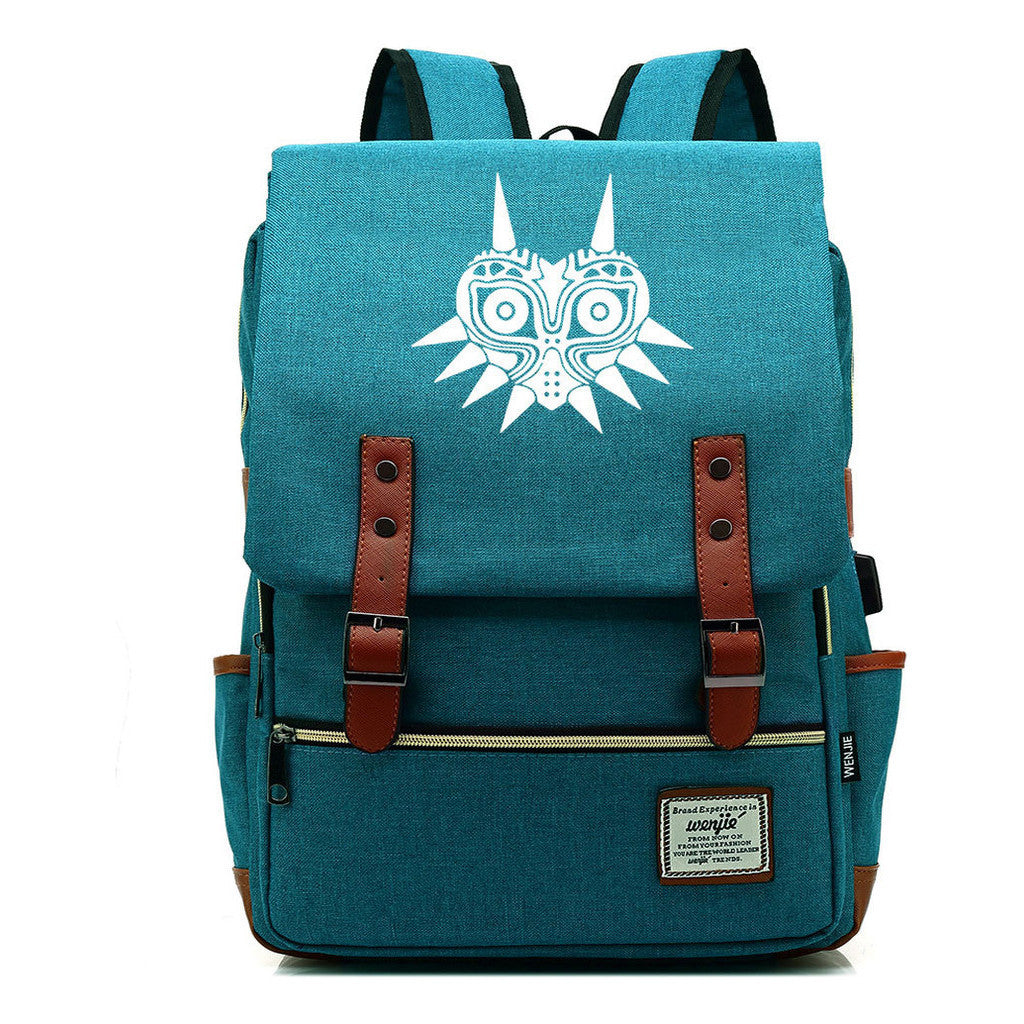 Game The Tear Seal Of The Kingdom Of Zelda Student Backpack Usb Men's And Women's Leisure Backpack