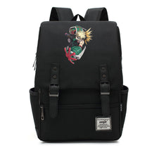 Anime My Heroes Academy Printed Youth School Bag For Men And Women Leisure Belt Buckle Classic Backpack