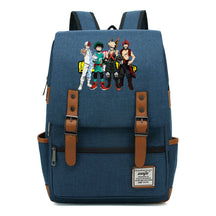 Anime My Heroes Academy Printed Youth Student Backpack Men's And Women's Leisure Belt Buckle Classic Backpack