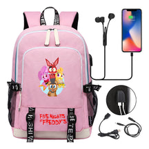 Toy Bear Game Peripheral Print Usb Youth Student Backpack For Men And Women Leisure Backpack
