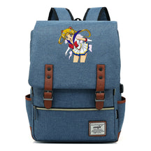 Anime Beauty Girl Warrior Youth Student School Bag Usb Men's And Women's Leisure Backpack