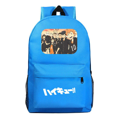 Fashion Volleyball Youth Flying Heart Printed Youth Student School Bag Men's And Women's Leisure Backpack