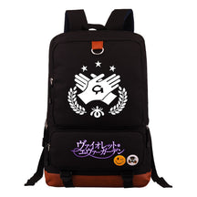 Violet Eternal Garden Printed Youth Student School Bag Large Capacity Travel Bag Men's And Women's Backpack