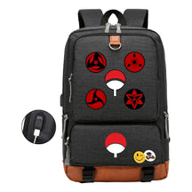 Naruto Printed Usb Student Backpack For Leisure Travel Backpack